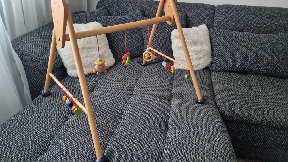 Дървена активна гимнастика за бебе