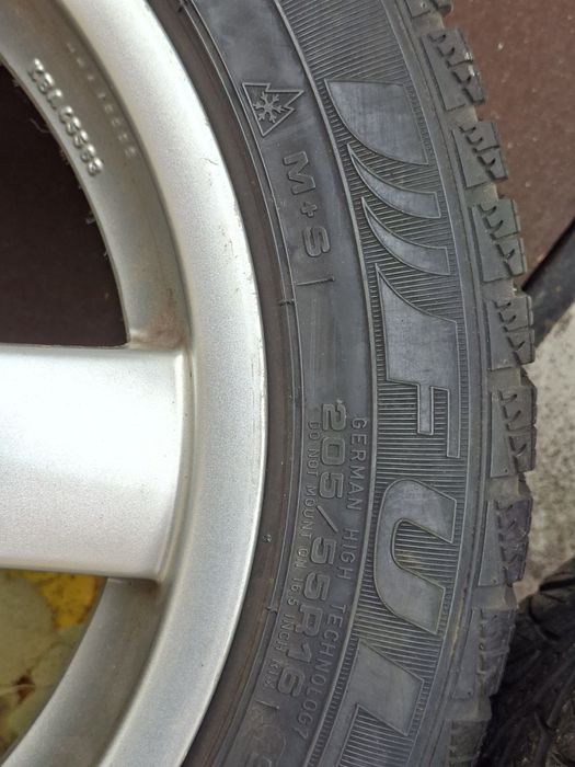 2 roți pentru iarna, R16. Volkswagen, Audi, Skoda