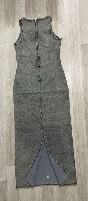 Rochie lungă de blugi/denim/jeans