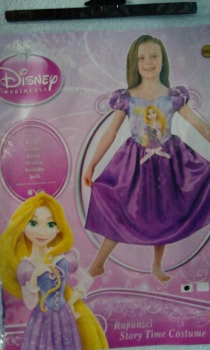 Рокля Disney pricess - Rapunzel за момиче 3-4 годишна възраст