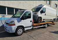 Platforma auto / tractări Renault master 2.5 euro 4/2007/Platou 5.30 m