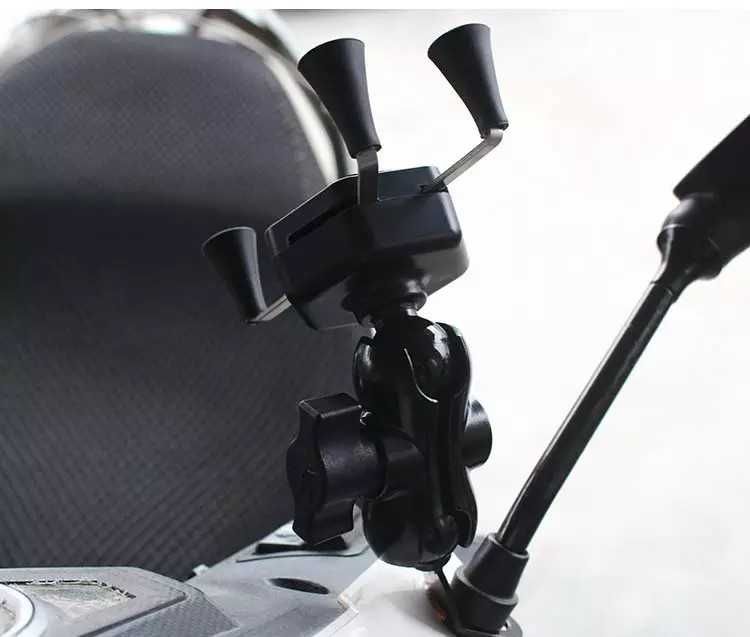 Suport telefon moto atv, bicicleta XGRIP, prindere oglinda Pes Holding