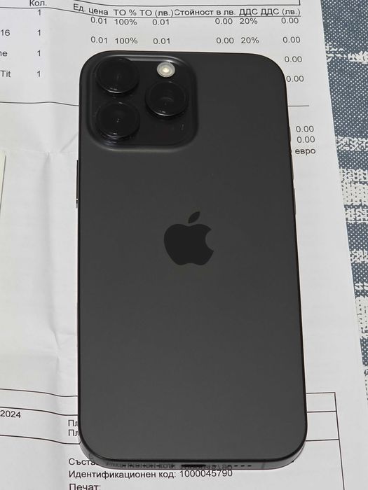 КАТО НОВ - Iphone 16 pro max 512 Гаранция до края на 2027