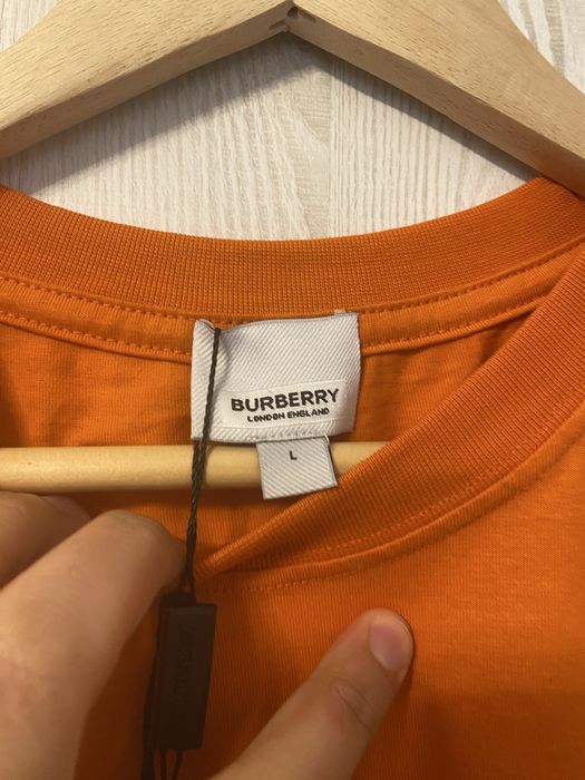 Tricou Burberry orange/portocaliu