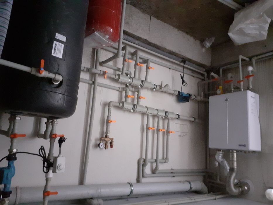 монтаж отопление сантехника канализация тёплы монтаж газ котлов