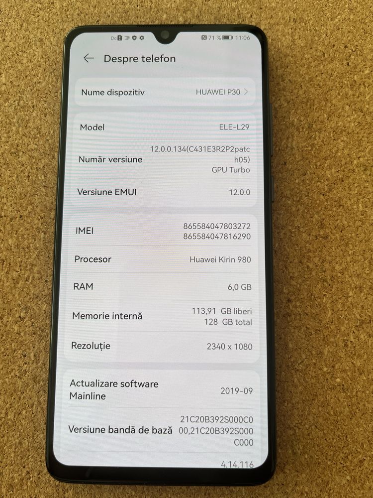 Huawei P30 128 Gb ID-kei605