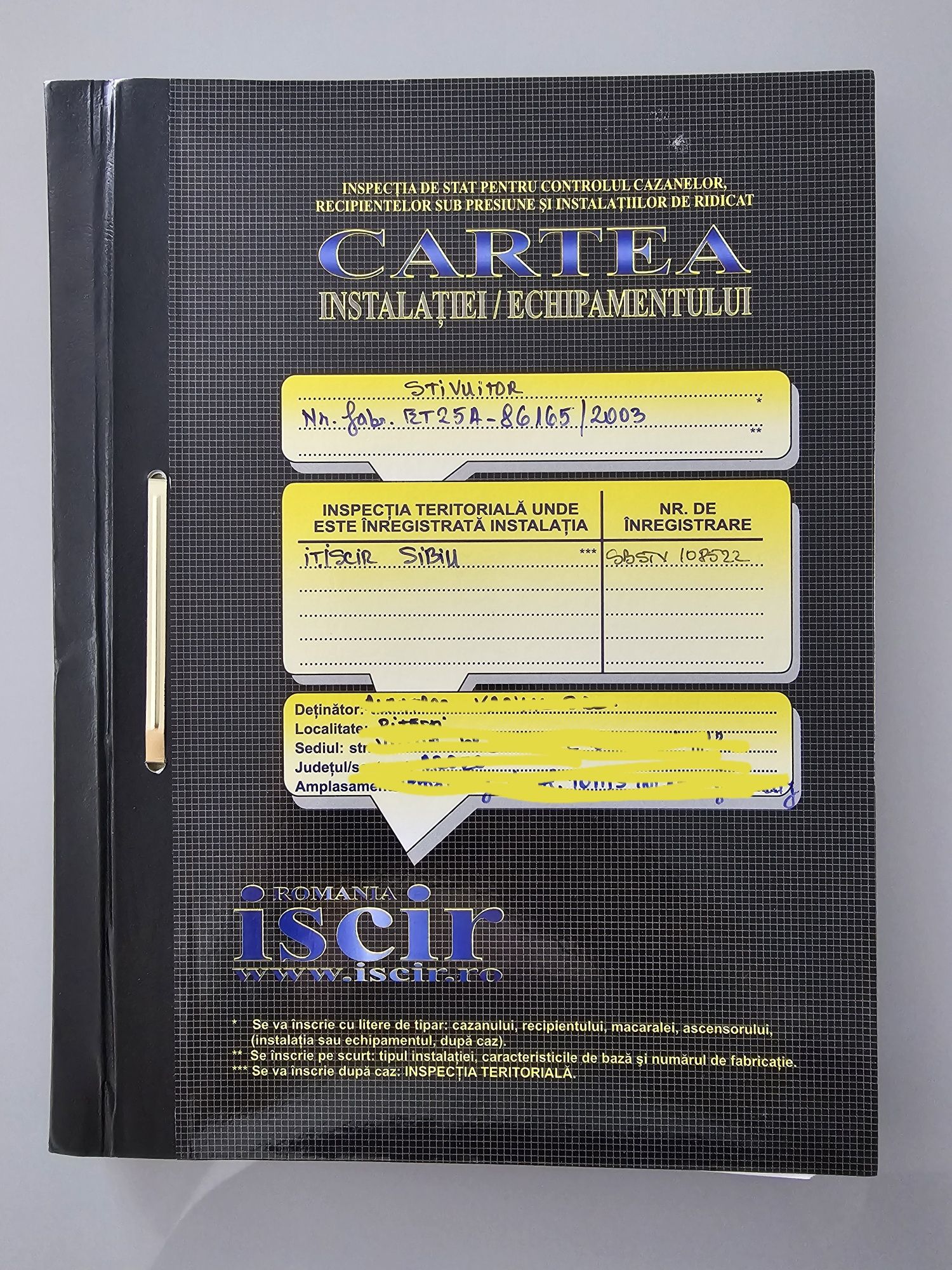 Vand Stivuitor Caterpillar Avizat CNCIR