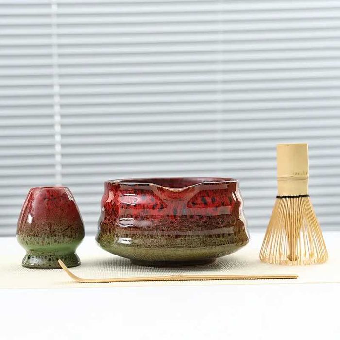 Сет за японски чай матча Matcha 6 броя комплект - 6 цвята