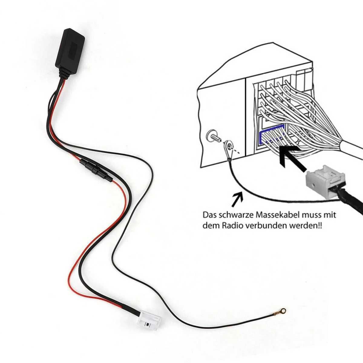 Adaptor Bluetooth 5.0 AUX Volkswagen VW RCD 300 / RCD 300 cu mp3