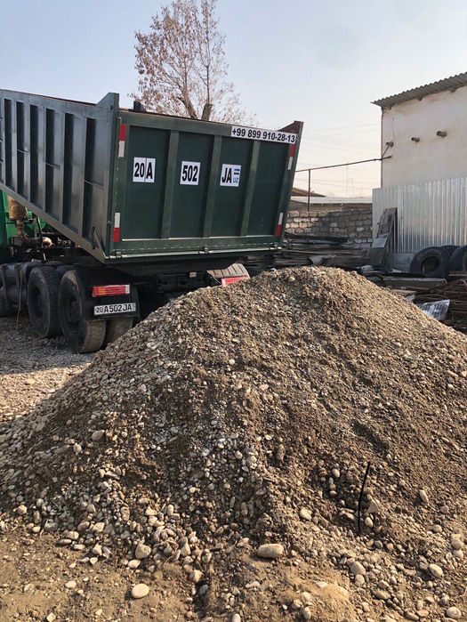 Тош кум песок щебень