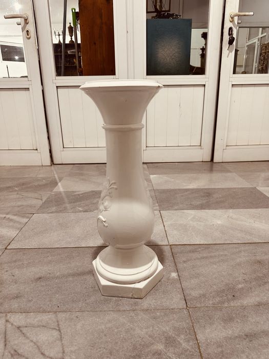 Италианска декоративна керамична поставка / постамент  от 70-те