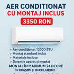 Aer Conditionat 12000 BTU - Montaj Inclus In Brasov In 24 h In Brasov