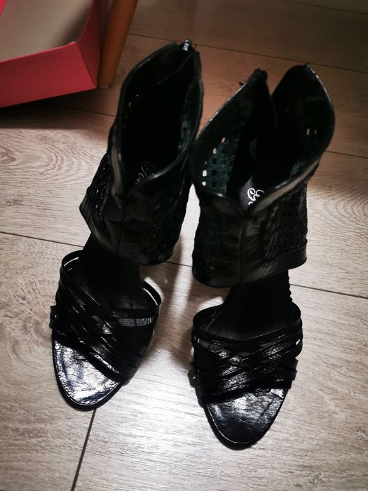 Botine din piele naturala, de vara