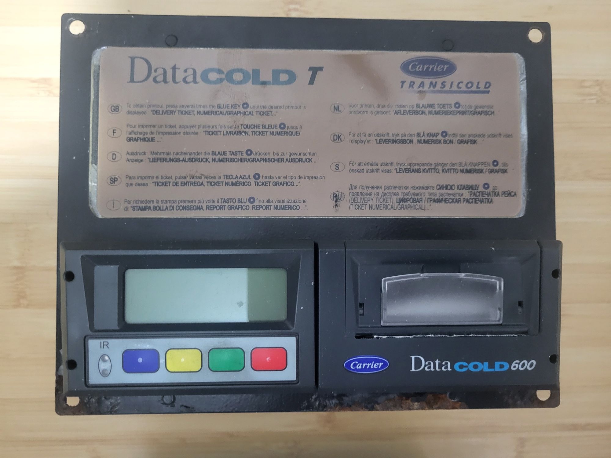 Termodiagrama Euroscan TX2-4, Datacool 500 , 600