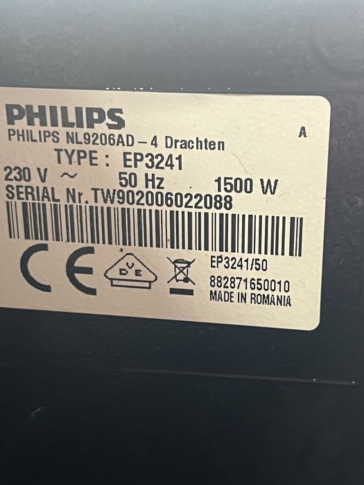Espressor philips  EP 3241 LatteGo