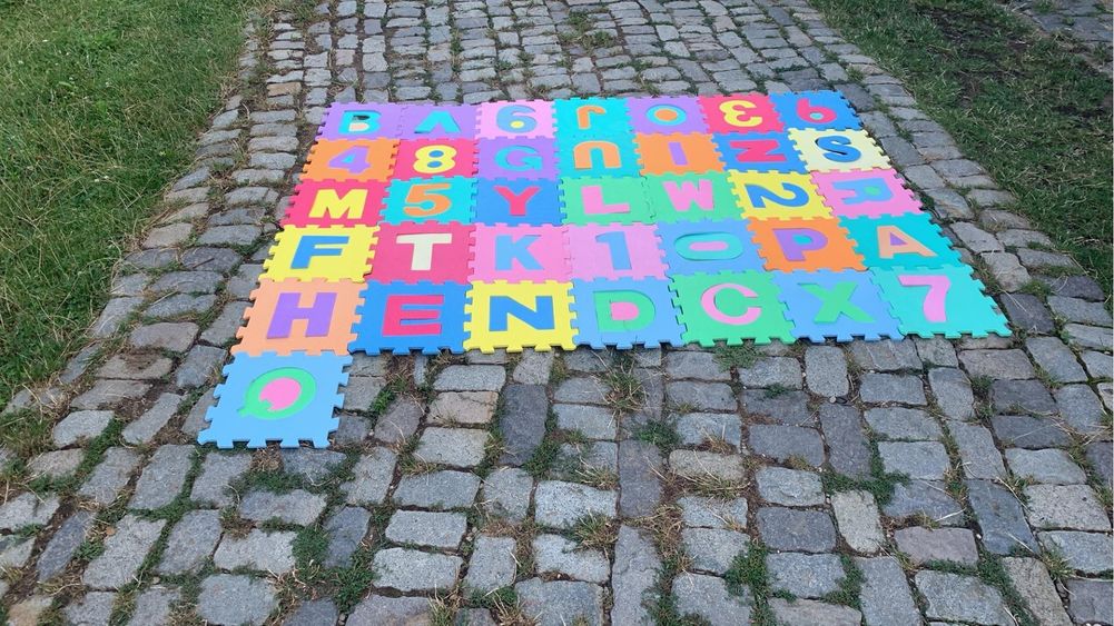 Covor de podea puzzle din spuma