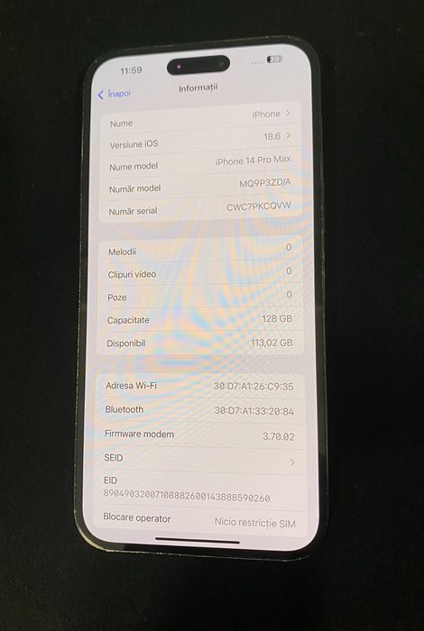 Apple iPhone 14 Pro Max 128Gb id-XXL3183