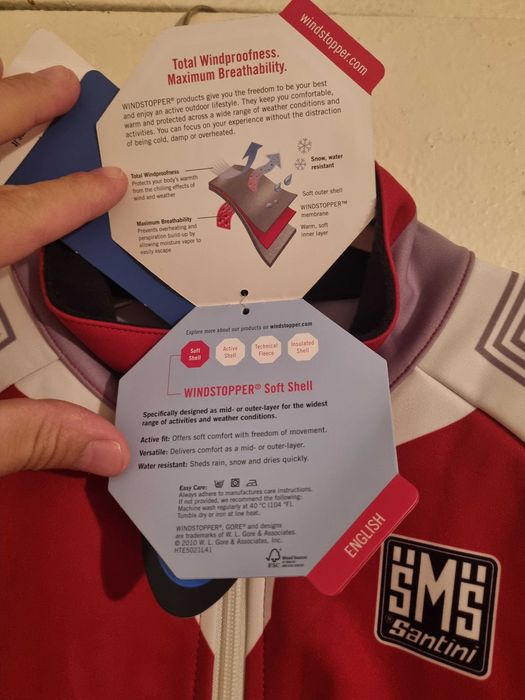 SMS Santini Gore колоездачно яке
