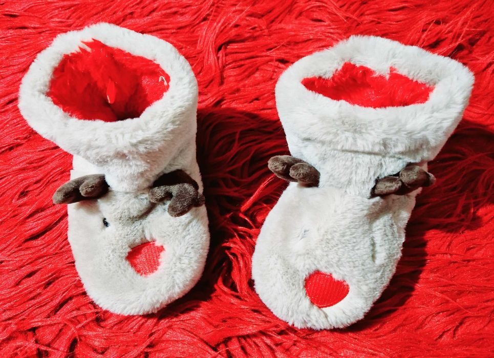 Пухкави детски пантофки