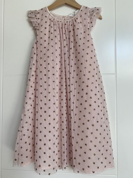 Rochie tul eleganta cu paiete, fete, H&M, 7-8 ani