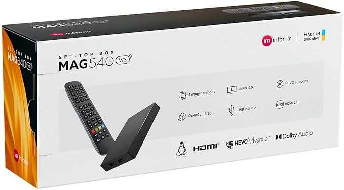 IP box MAG 540 UHD 4K HEVC