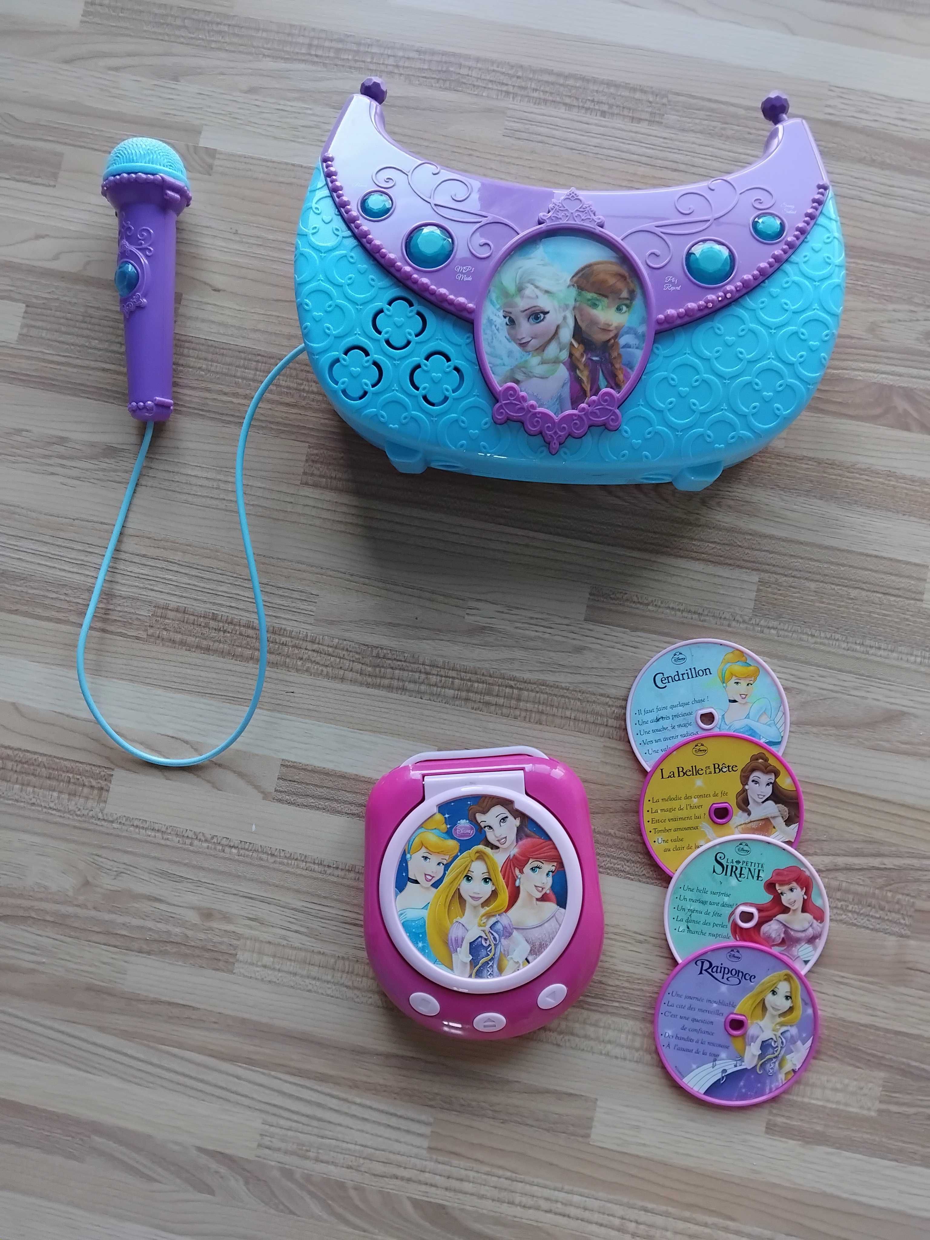 Lot Frozen Elsa rochie si statie cantat cu microfon