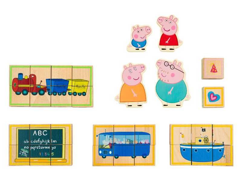 НОВА! Дървен камион с ремарке  Peppa Pig Прасето Пепа