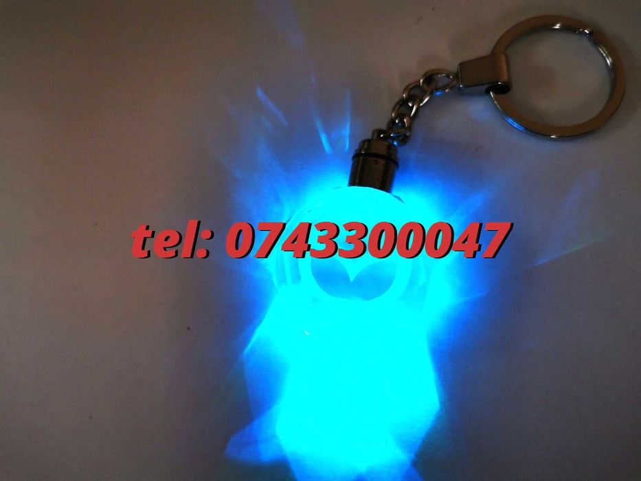 Promotie Breloc Din Sticla Cu Led 6 Culori Mazda