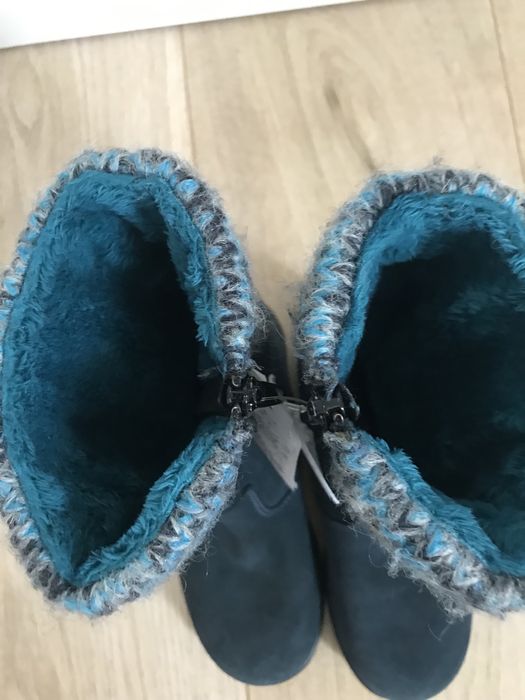 Ghete SympaTex, piele, cu eticheta, 29