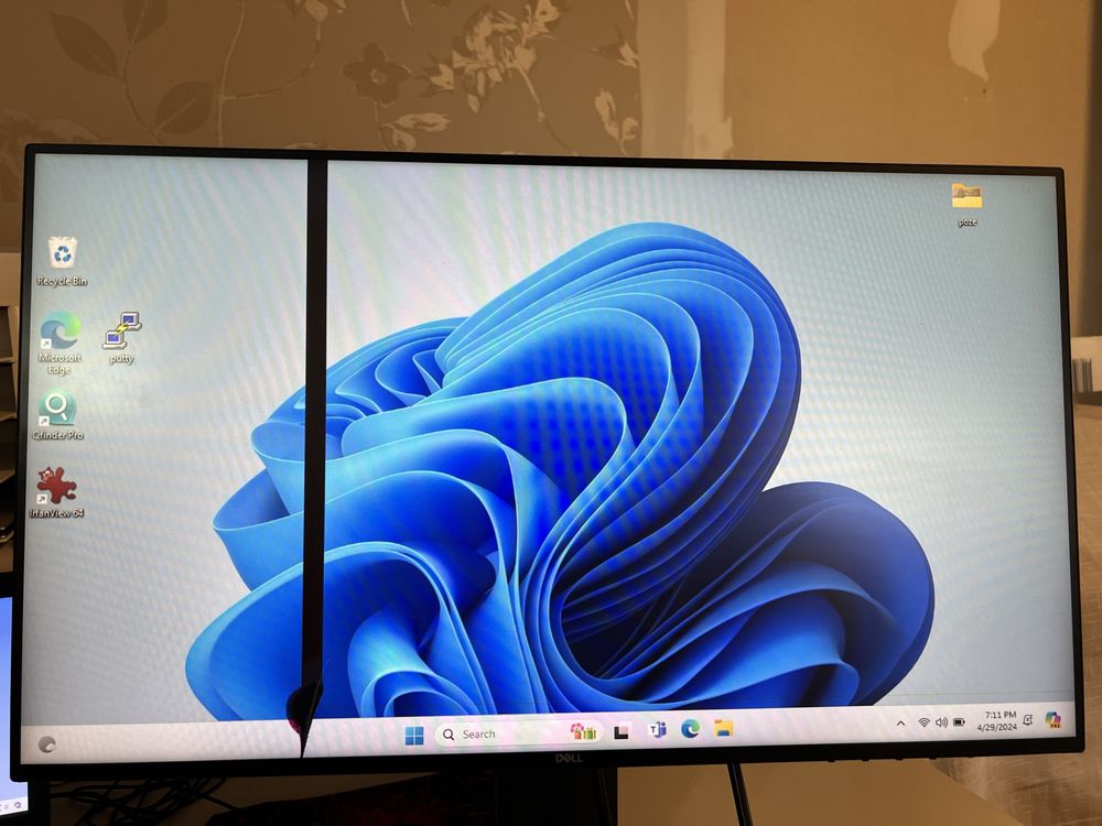 Monitor 24 inch LED IPS, Dell U2419H DISPLAY spart!