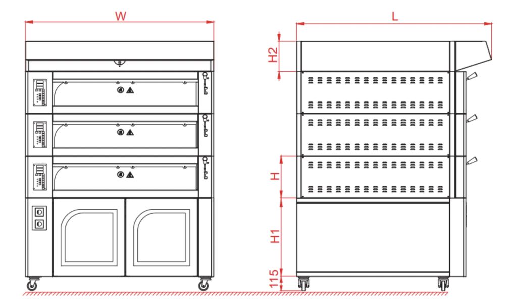 Печь хлебопекарная Porlanmaz Bakery  Machinery PMKF 12