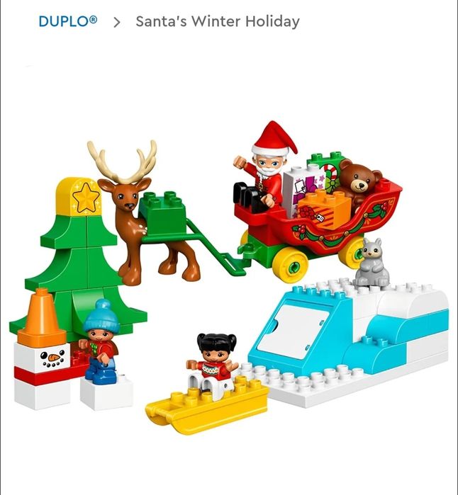 Set Lego Duplo Crăciun, complet
