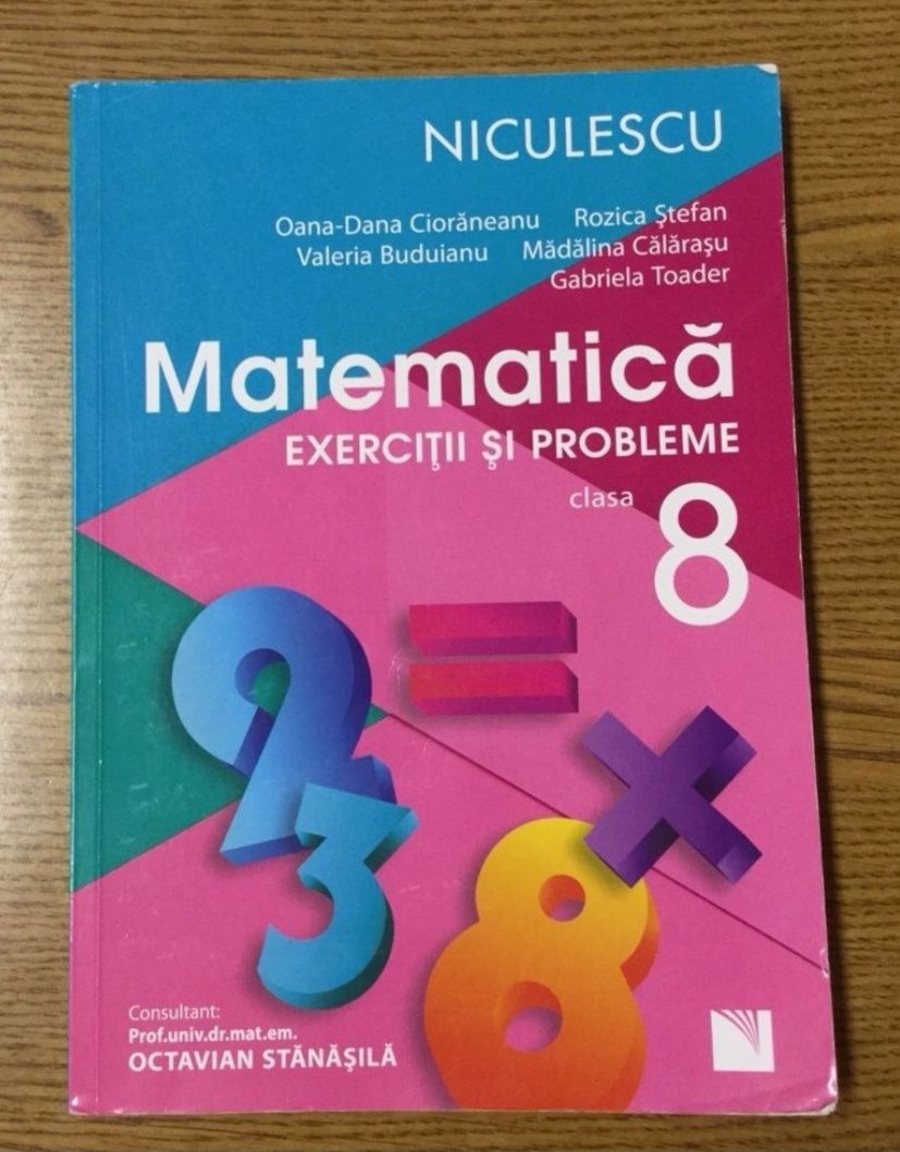 Manuale culegeri Matematica Limba romana, latina, clasele 6, 8