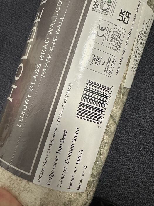 Tapet de lux Holden Decor „Tipu Bead” – Emerald Green