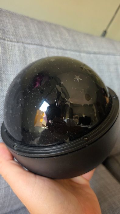 LED проектор нощна лампа за стая със сини звезди