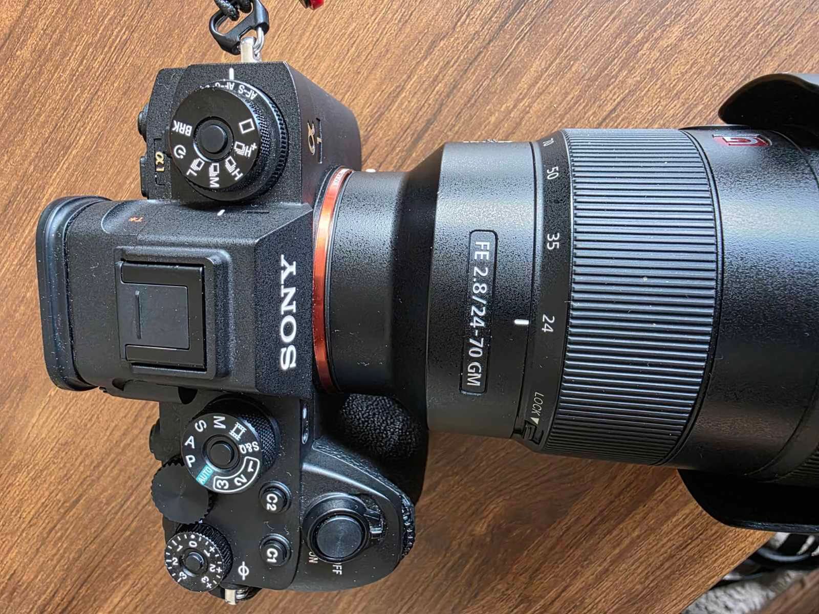 sony alpha a1 с оптика на sony 24-70 2.8 gm