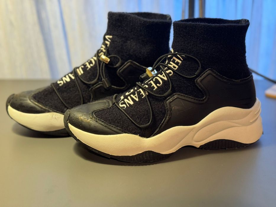 Sneakers slip on fete Versace Jeans Cuture