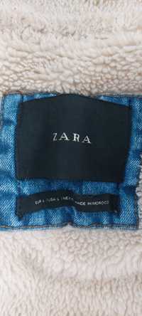 Мъжко дънково яке с пух ZARA