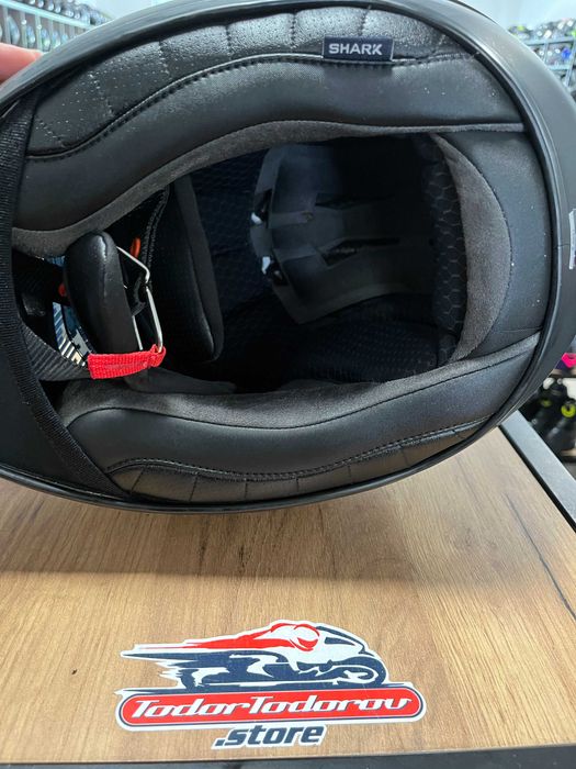 Мото Каска SHARK Spartan RS CARBON SKIN Matt,L 59-60,очила,като нова!