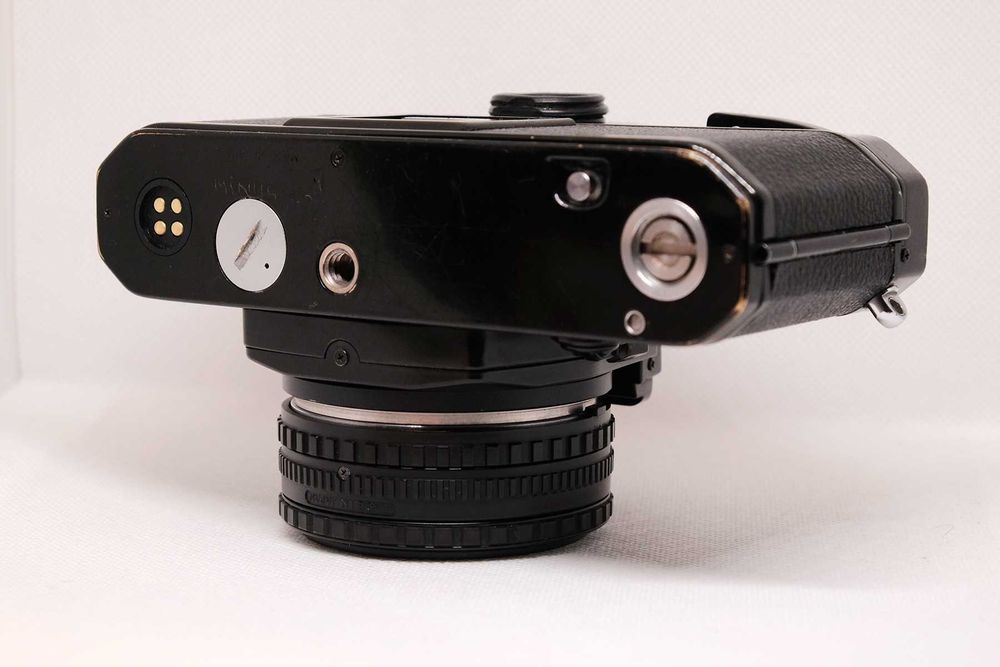 Nikon FM cu Nikkor 50/1.8 pancake