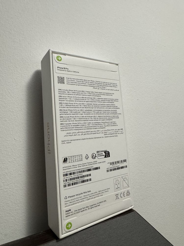 Iphone 16 pro Desert Titanium 256GB