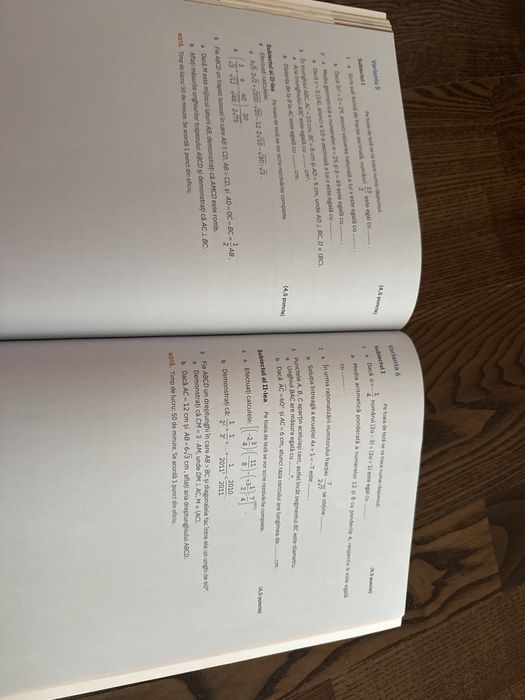 Manual Matematică clasa a VII-a semestrul I – Art Educational