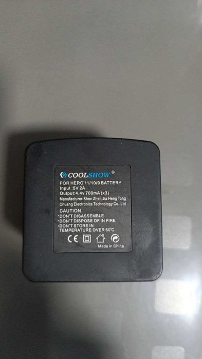 Зарядное устройство для Gopro Hero 11/10/9 с аккумуляторами.