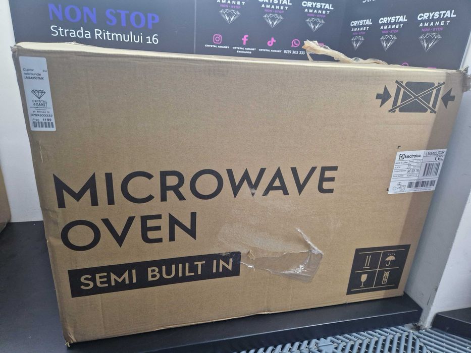 Cuptor cu microunde Electrolux LMS4253TMK, 25L, Grill, Digital