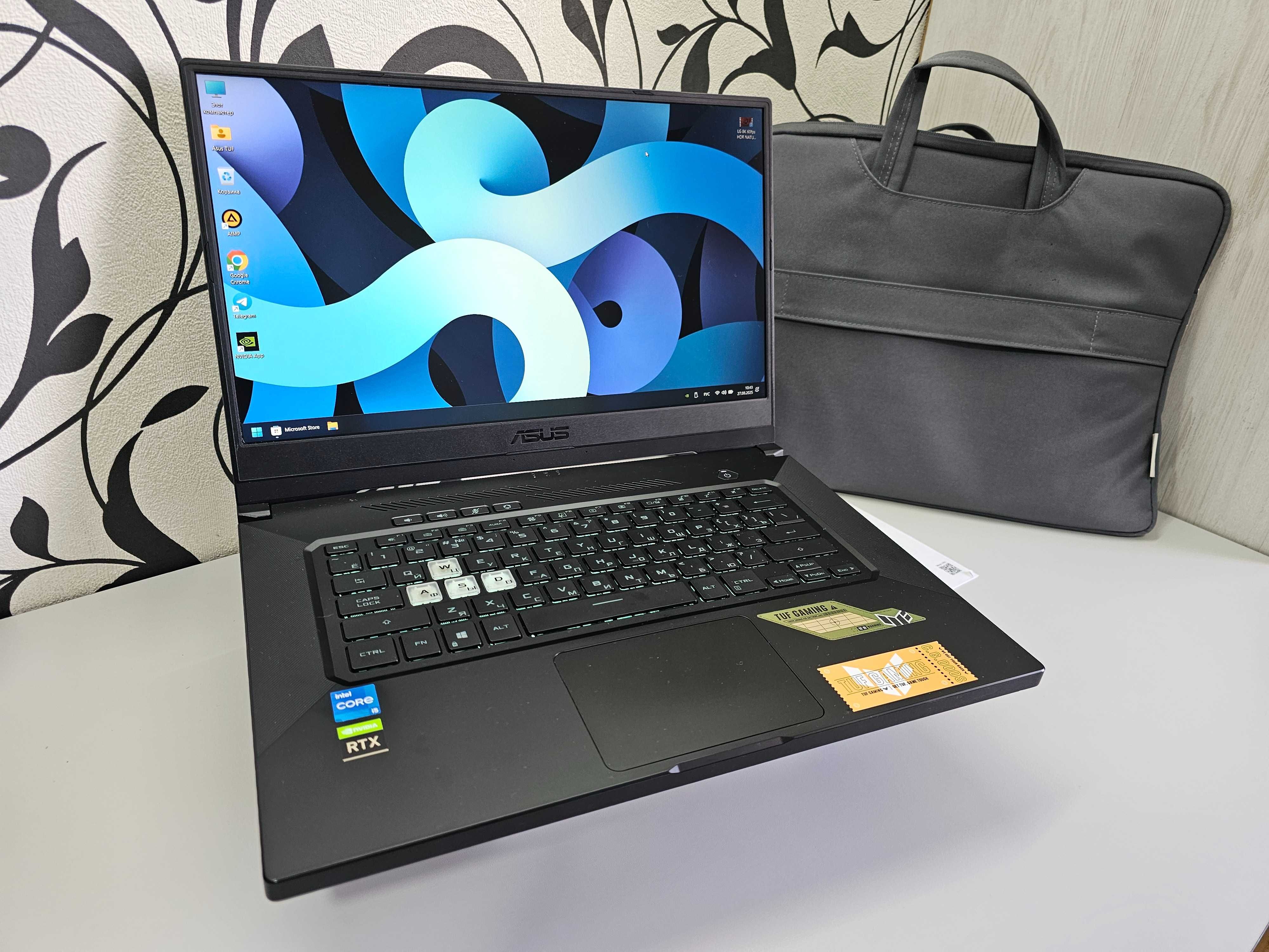 ПРОДАМ Asus TUF F15 FX516PM Ноутбук Core™i5-11300H/8GB/512SSD/RTX3060.