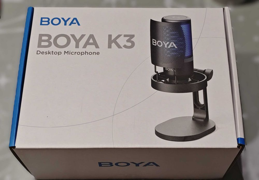 Настолен кондензаторен USB микрофон Boya K3