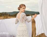 Rochie de mireasă KAYA NOVA în stil BOHO - purtată o singură dată.