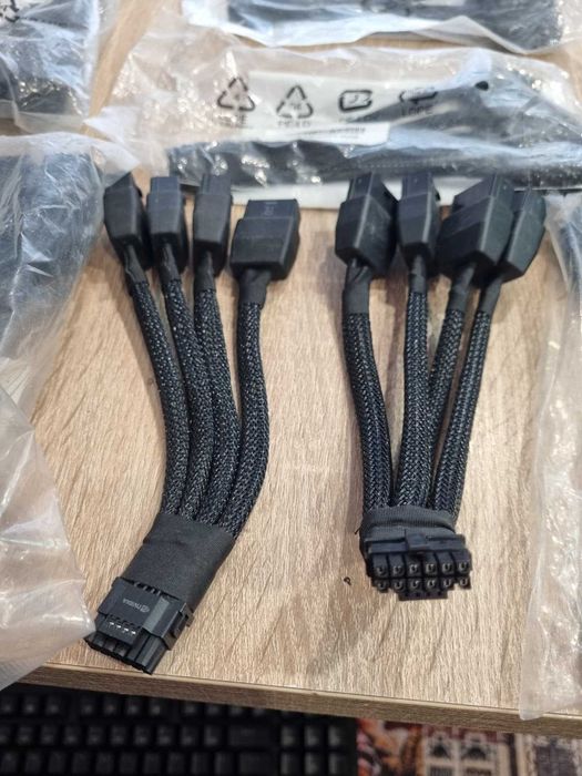 Cablu adaptor alimentare placa video nVidia RTX 4080 5080 4x8 3x8 pini