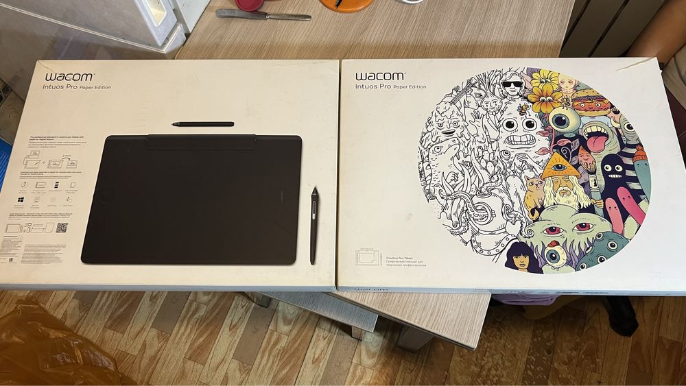 Wacom intuos pro paper edition l (а3 формат) графический планшет