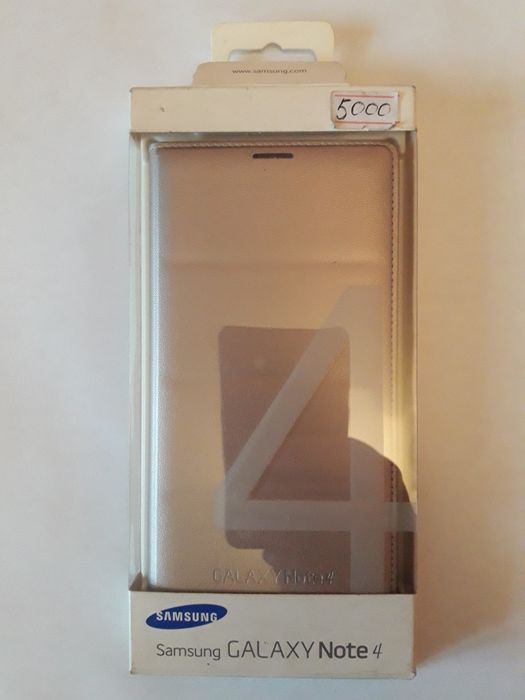 Продам чехол на Galaxy Note 4. Книжка. В упаковке.  За 1500-тг.